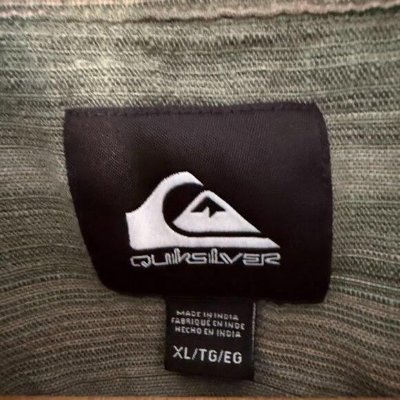 Quicksilver Pyke Classic Short Sleeve Button Up Shirt, Size XLG - Picture 4 of 5